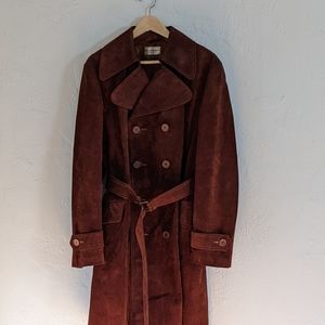 Vintage brown suede trench coat Joseph Horne Co.